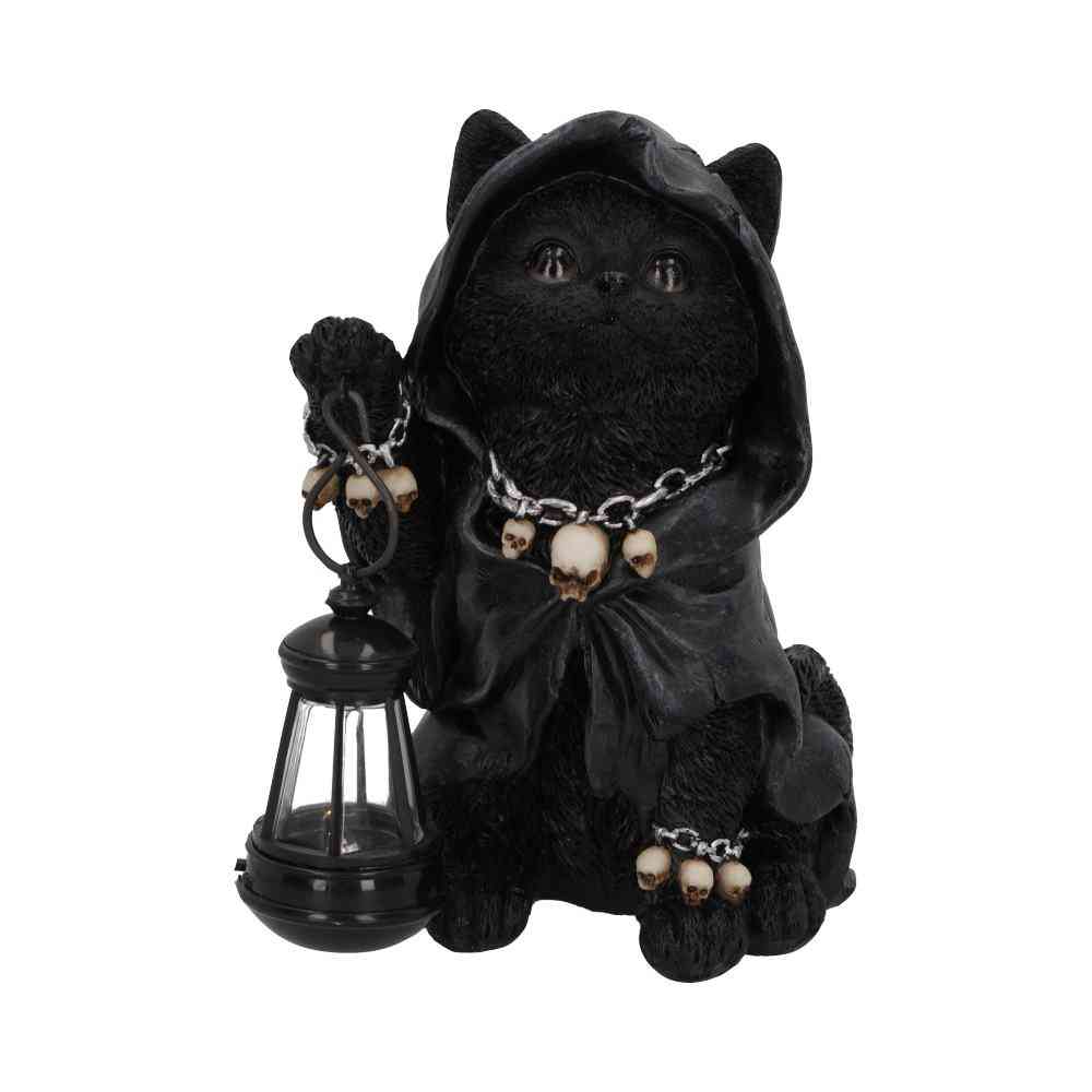 Nemesis Now - Reapers Feline Lantern 18.5cm Figurine - Multicolore